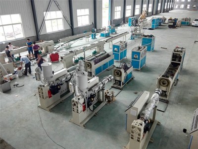 塑料管生產(chǎn)線廠家、天信泰塑機(在線咨詢)、塑料管生產(chǎn)線